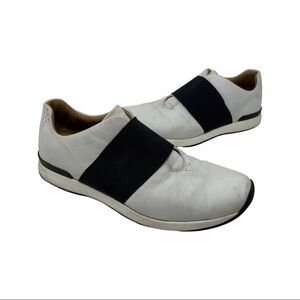 Vionic Codie Casual Slip On Sneaker in white leather sz 9